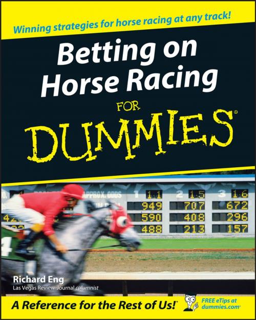 Cover of the book Betting on Horse Racing For Dummies by Richard Eng, Wiley