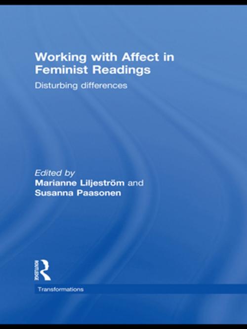 Cover of the book Working with Affect in Feminist Readings by , Taylor and Francis
