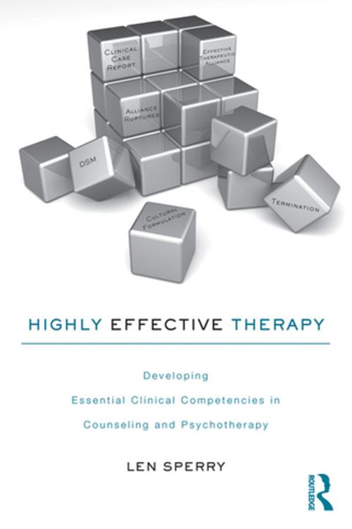 Cover of the book Highly Effective Therapy by Len Sperry, Taylor and Francis
