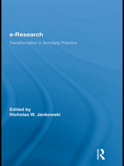 Cover of the book E-Research by , Taylor and Francis