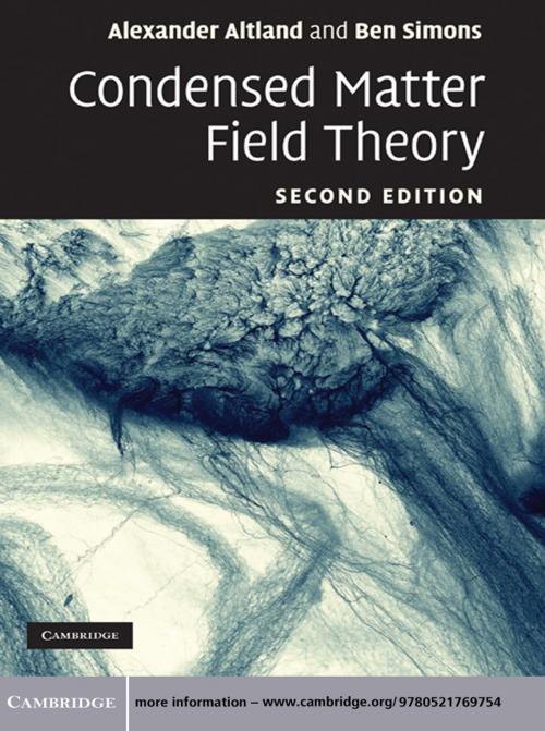 Cover of the book Condensed Matter Field Theory by Alexander Altland, Ben D. Simons, Cambridge University Press