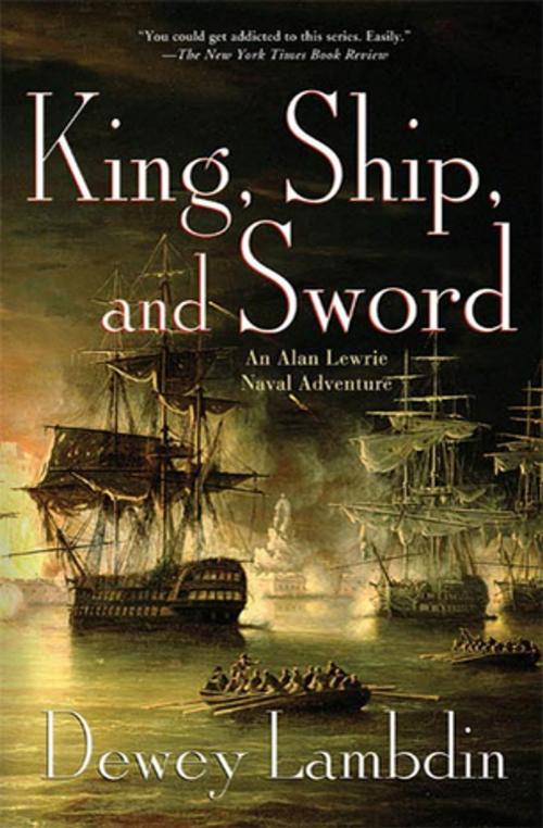 Cover of the book King, Ship, and Sword by Dewey Lambdin, St. Martin's Press