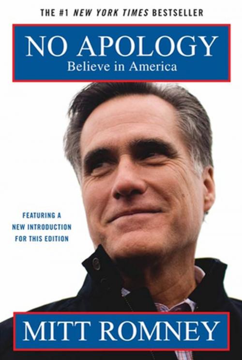 Cover of the book No Apology by Mitt Romney, St. Martin's Press