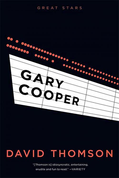 Cover of the book Gary Cooper by David Thomson, Farrar, Straus and Giroux