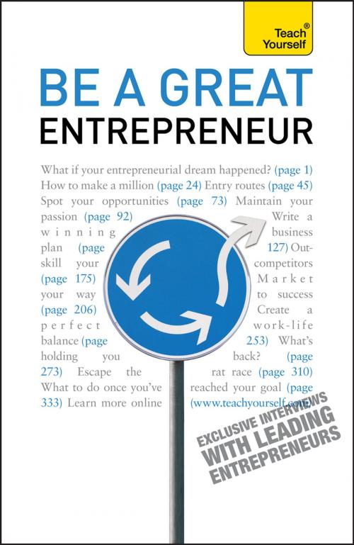 Cover of the book Be A Great Entrepreneur by Alex MacMillan, Hodder & Stoughton