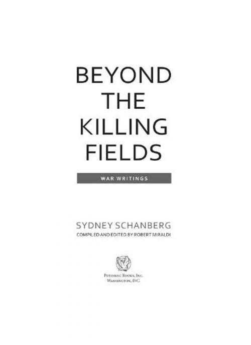 Cover of the book Beyond the Killing Fields by Sydney Schanberg, Potomac Books Inc.