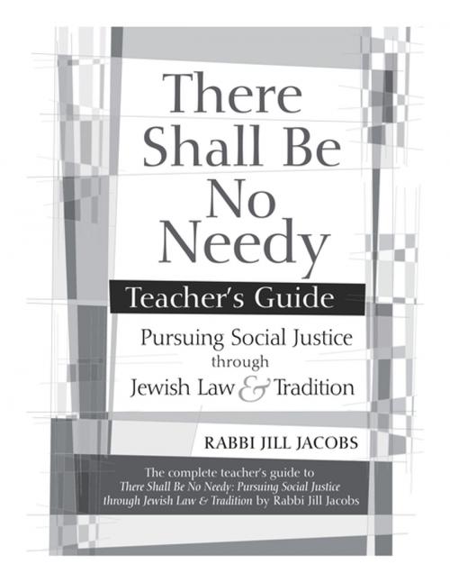Cover of the book There Shall Be No Needy Teacher's Guide by Rabbi Jill Jacobs, Turner Publishing Company