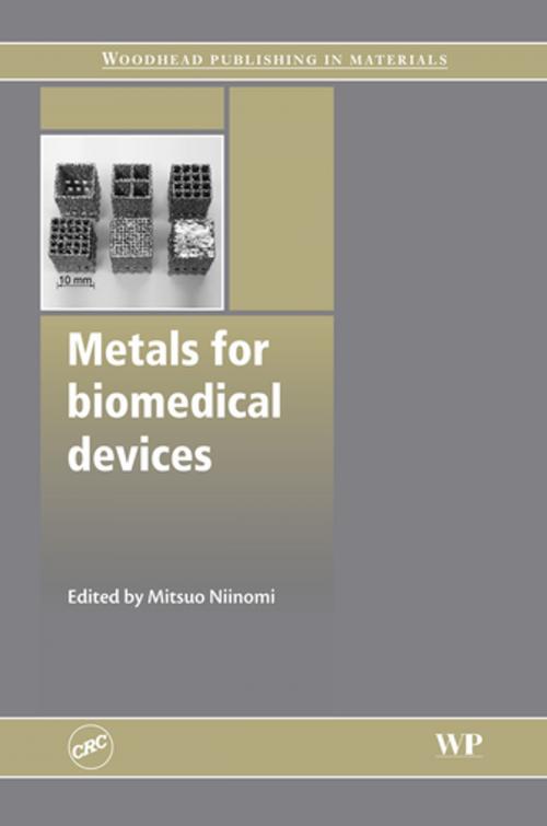 Cover of the book Metals for Biomedical Devices by , Elsevier Science