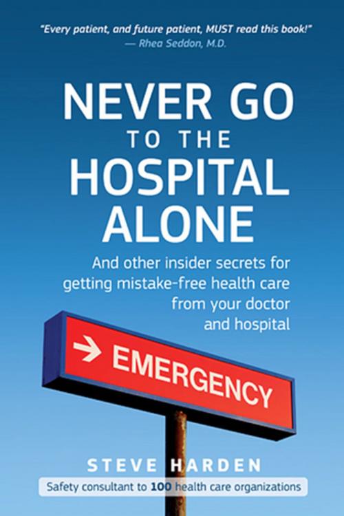Cover of the book Never Go to the Hospital Alone by Steve Harden, Stephen W. Harden, BPS Books