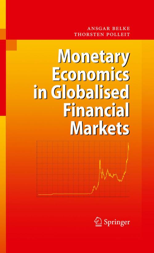 Cover of the book Monetary Economics in Globalised Financial Markets by Ansgar Belke, Thorsten Polleit, Springer Berlin Heidelberg