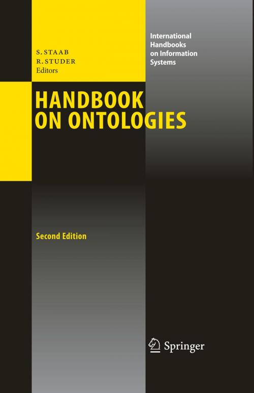 Cover of the book Handbook on Ontologies by , Springer Berlin Heidelberg