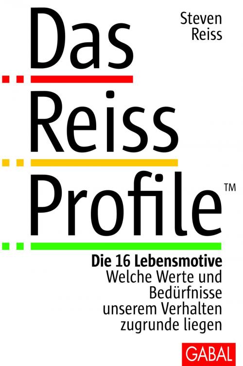 Cover of the book Das Reiss Profile by Steven Reiss, GABAL Verlag