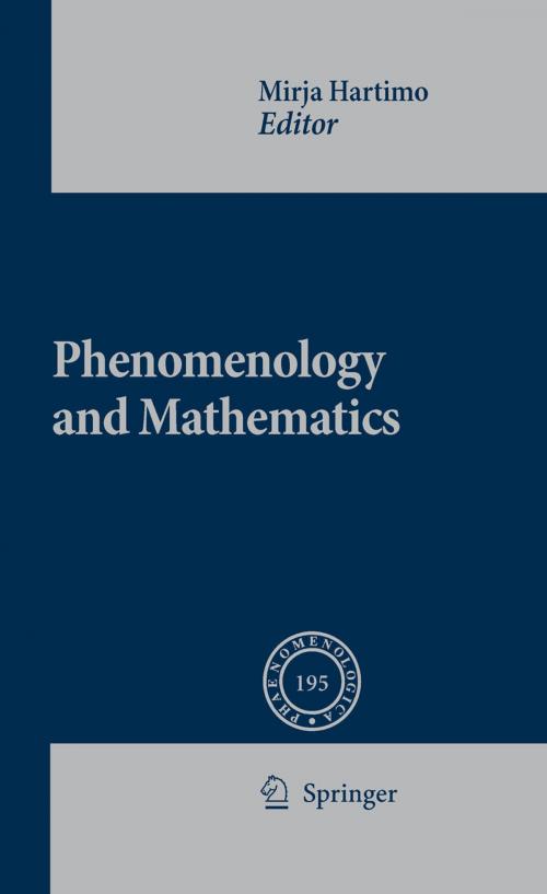 Cover of the book Phenomenology and Mathematics by , Springer Netherlands