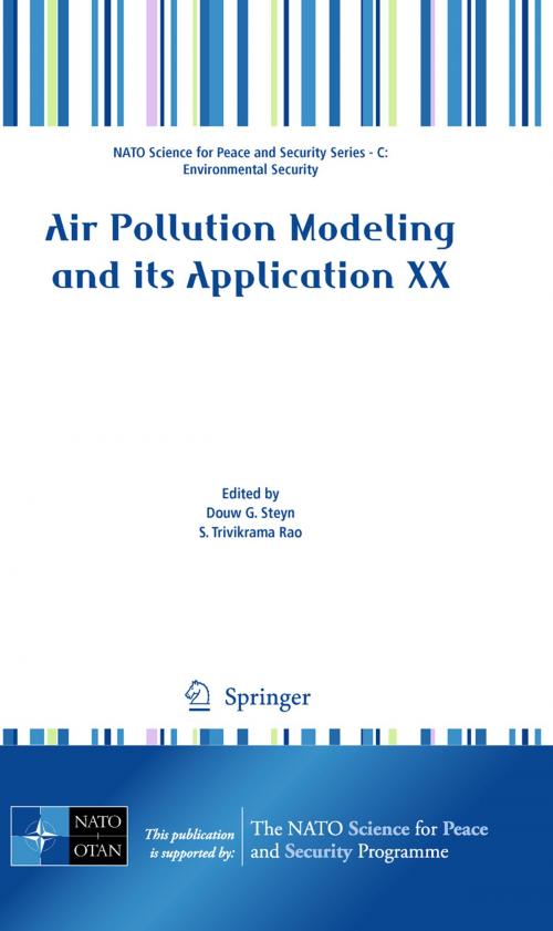 Cover of the book Air Pollution Modeling and its Application XX by , Springer Netherlands