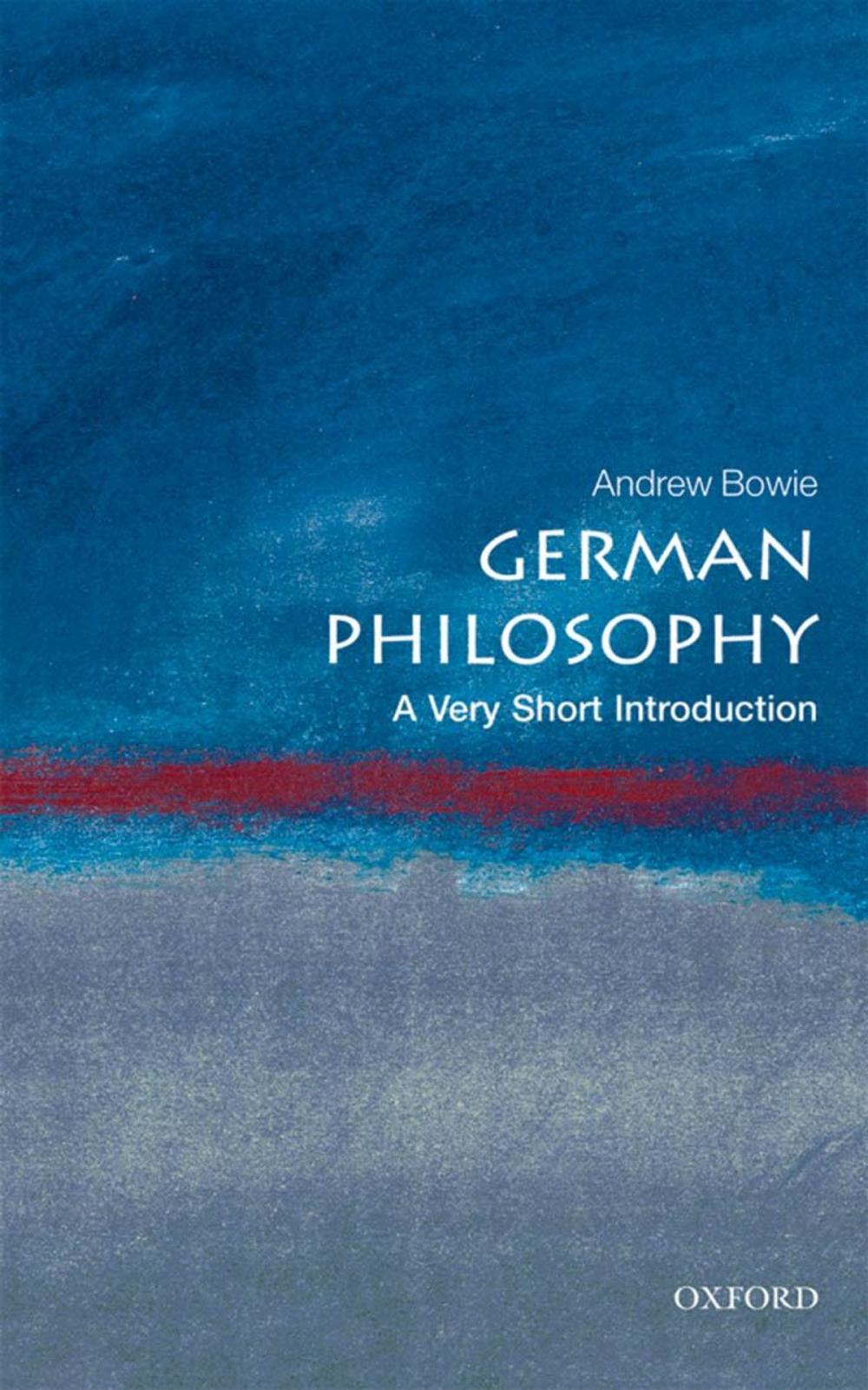 Big bigCover of German Philosophy: A Very Short Introduction