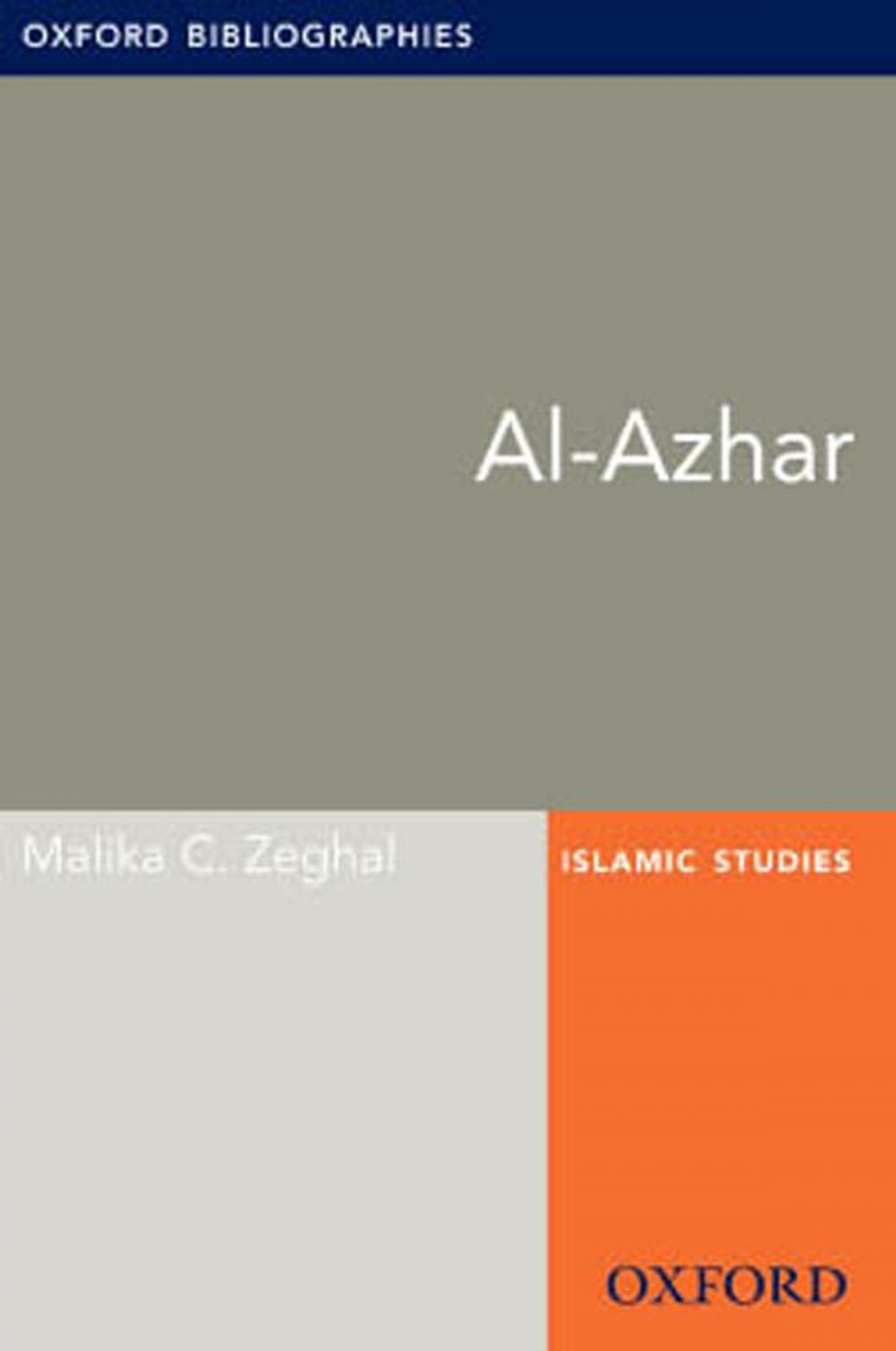 Big bigCover of Al-Azhar: Oxford Bibliographies Online Research Guide
