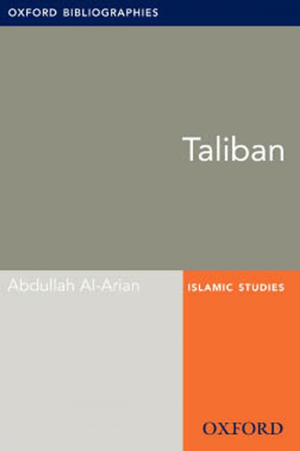 Big bigCover of Taliban: Oxford Bibliographies Online Research Guide