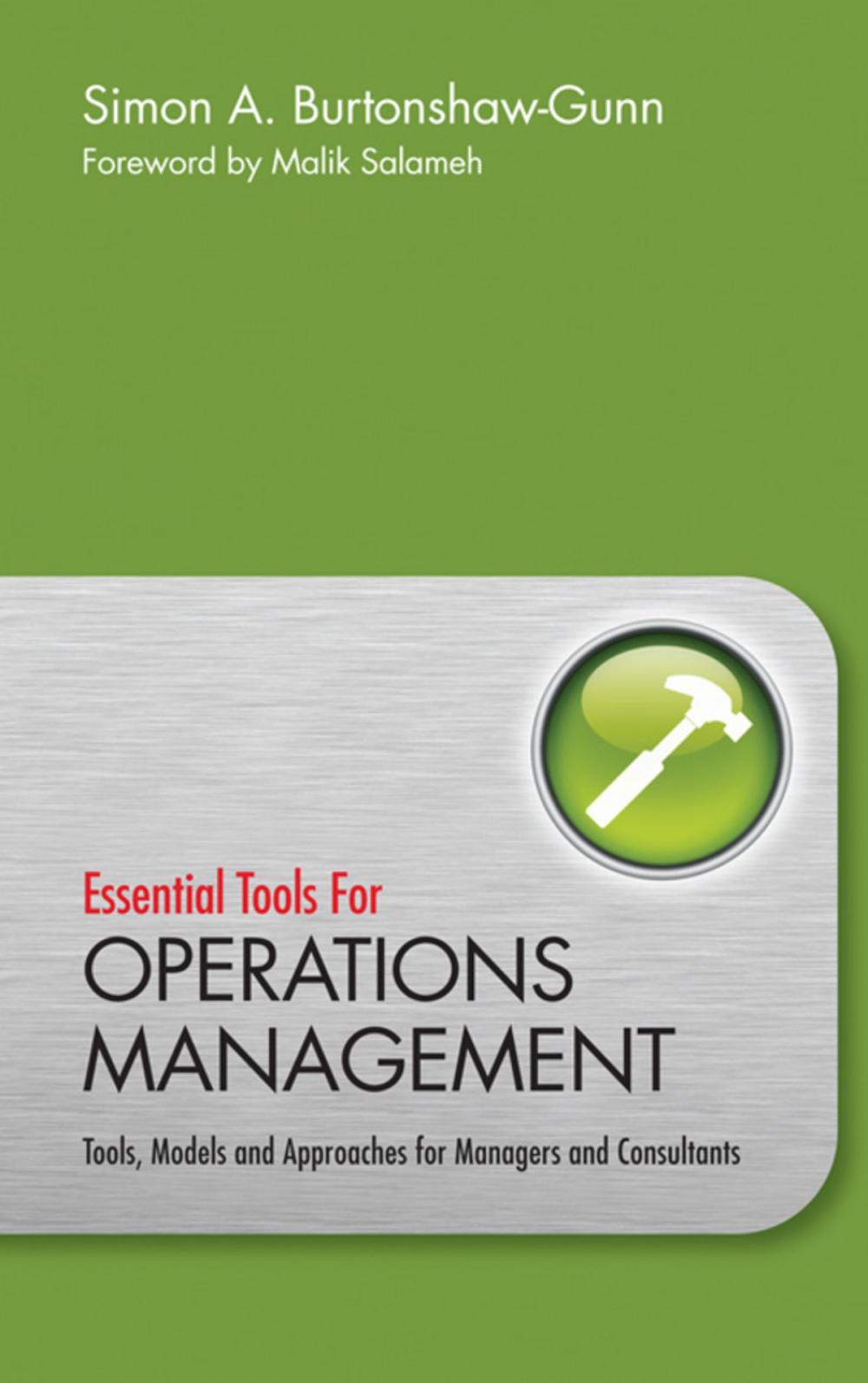 Big bigCover of Essential Tools for Operations Management