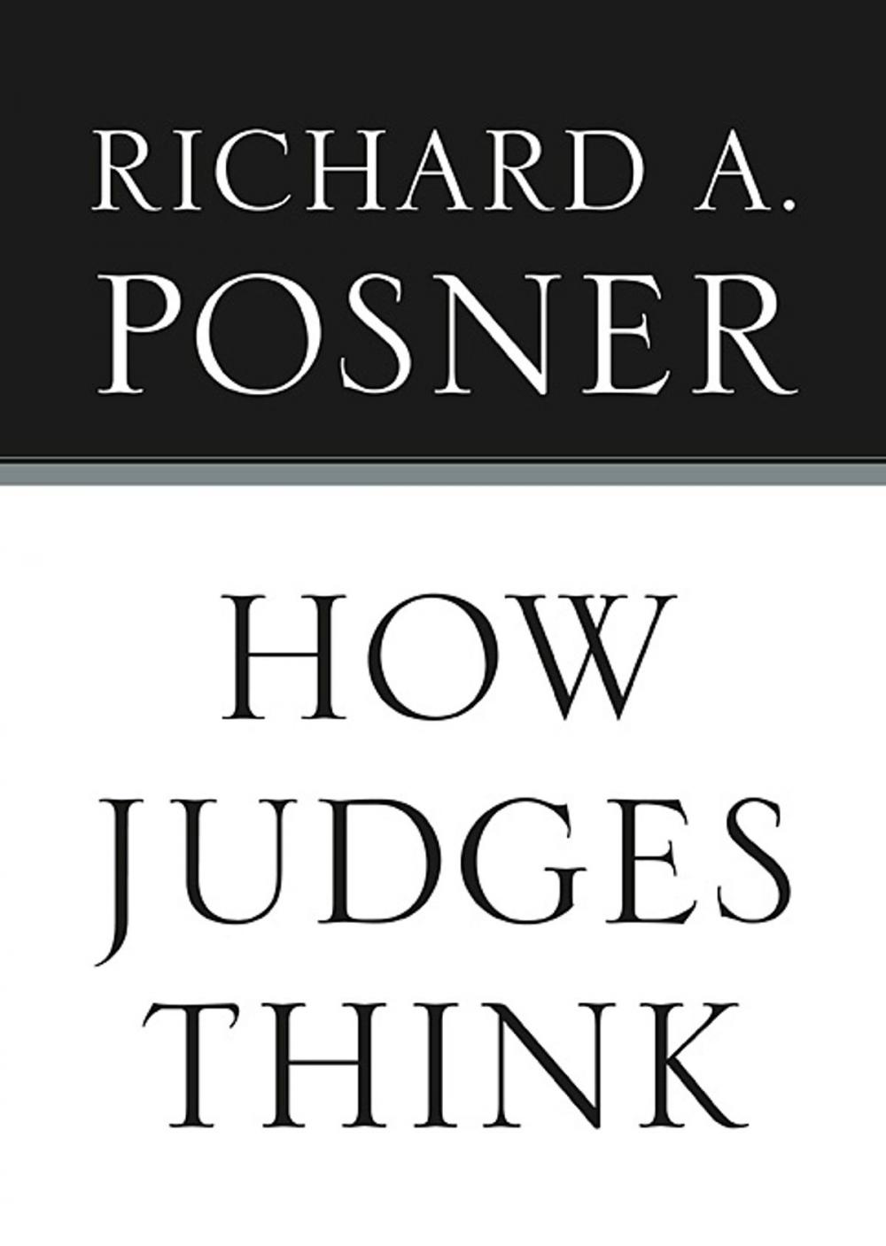 Big bigCover of How Judges Think
