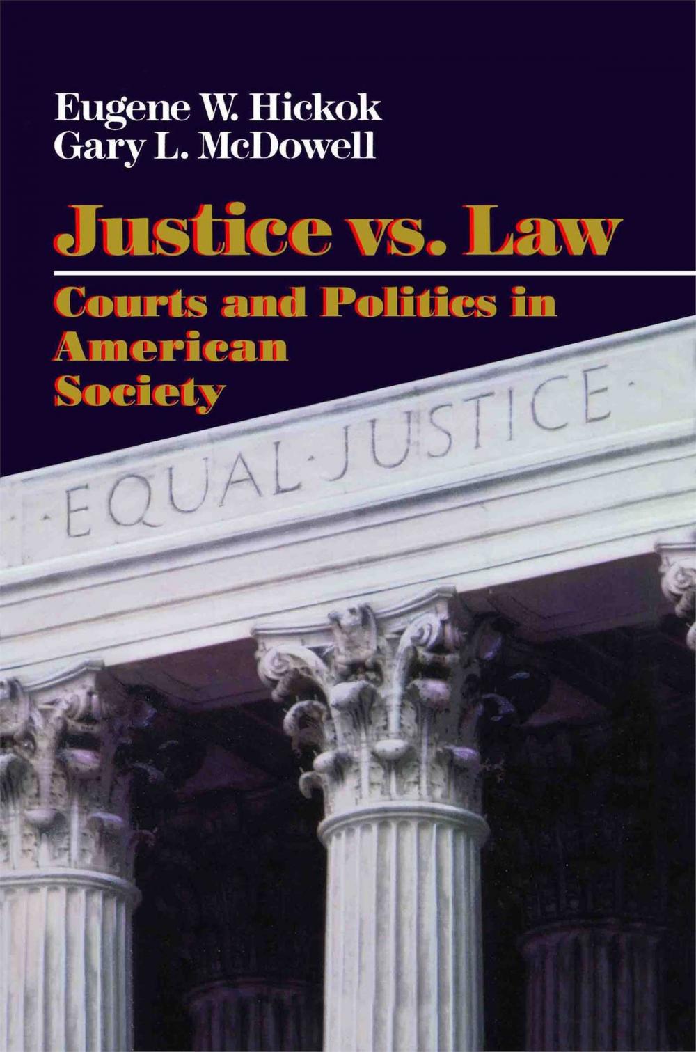 Big bigCover of Justice vs. Law