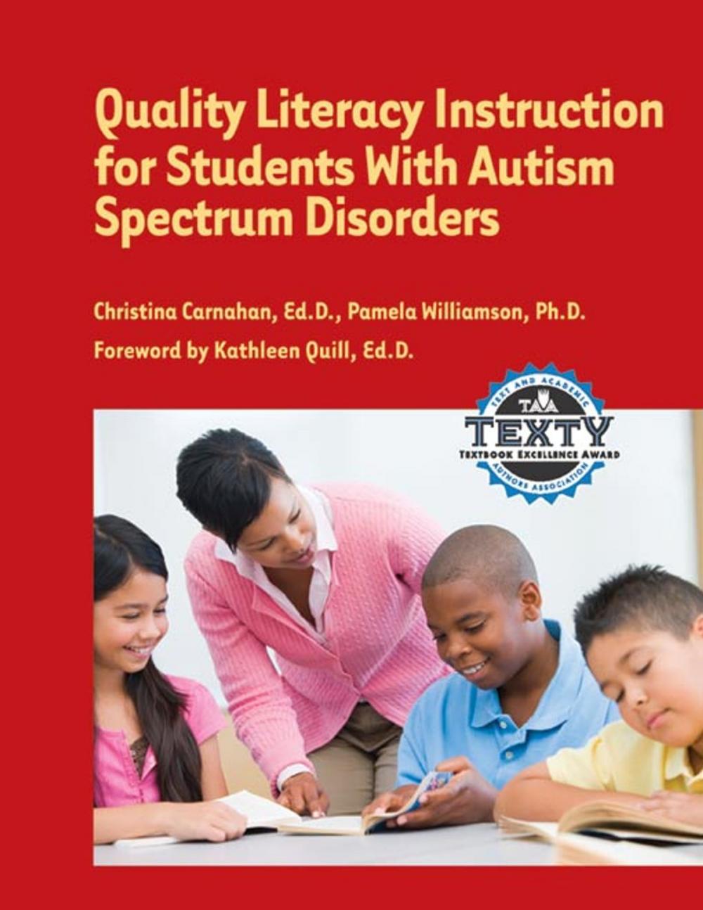 Big bigCover of Quality Literacy Instruction for Students with Autism Spectrum Disorders