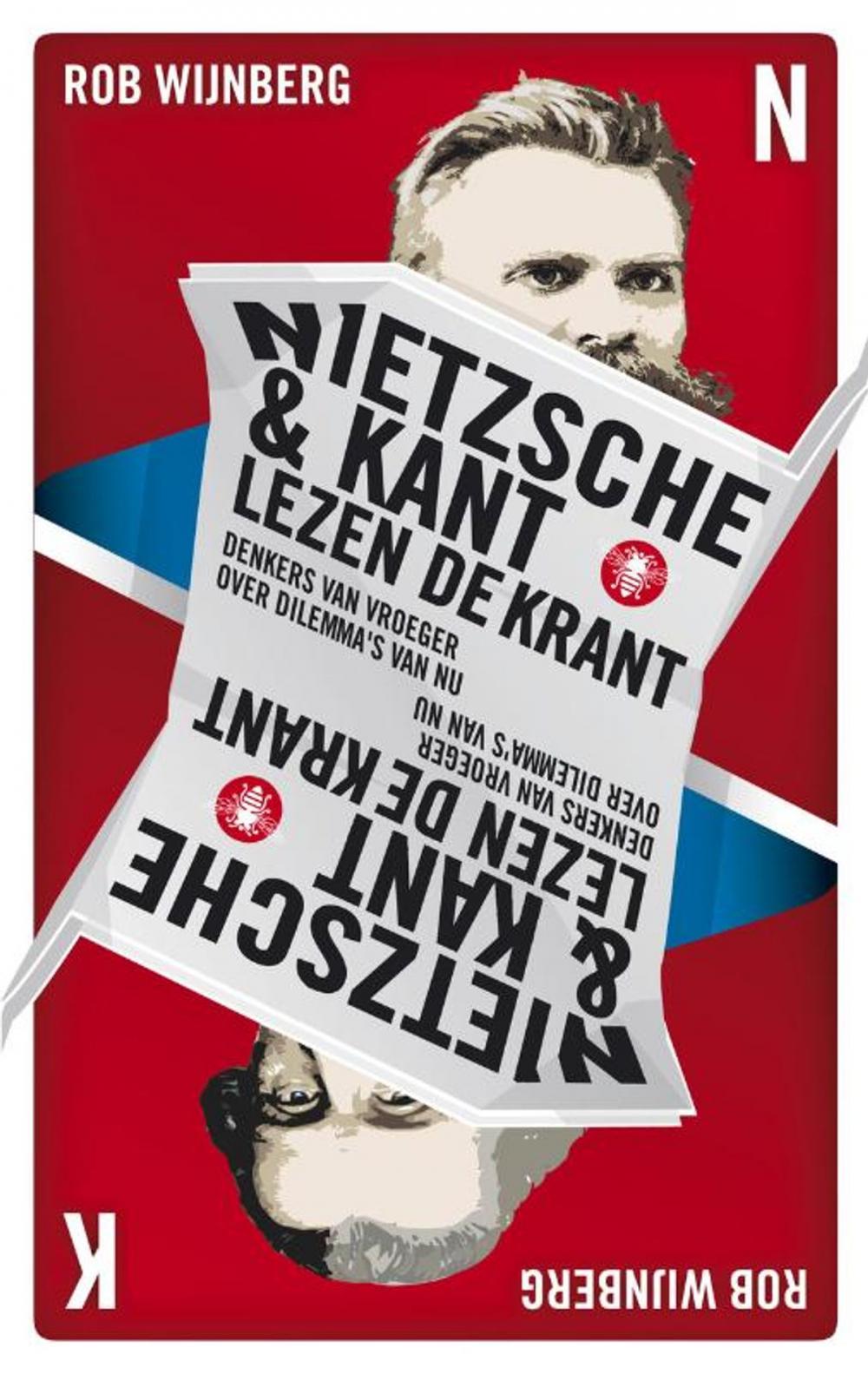 Big bigCover of Nietzsche en Kant lezen de krant