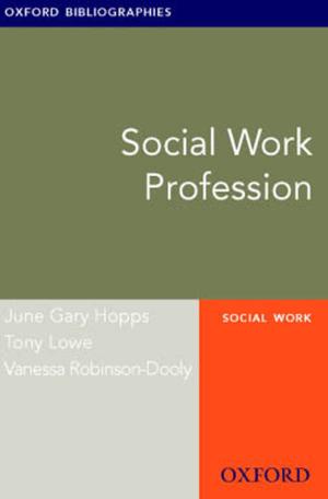 Book cover of Social Work Profession: Oxford Bibliographies Online Research Guide