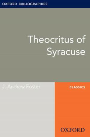 Book cover of Theocritus of Syracuse: Oxford Bibliographies Online Research Guide