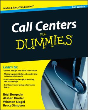 Cover of the book Call Centers For Dummies by 