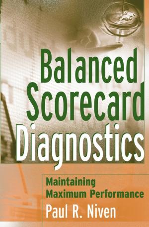 Cover of the book Balanced Scorecard Diagnostics by Wenwu Yu, Guanghui Wen, Guanrong Chen, Jinde Cao