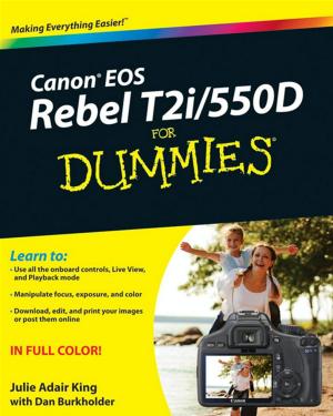 Book cover of Canon EOS Rebel T2i / 550D For Dummies