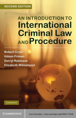 Cover of the book An Introduction to International Criminal Law and Procedure by Sarah Mortimer
