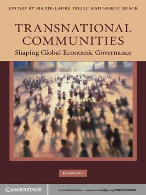 Cover of the book Transnational Communities by Orly R. Shenker, Meir Hemmo