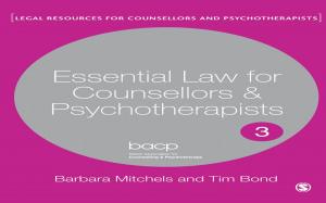 Cover of Essential Law for Counsellors and Psychotherapists