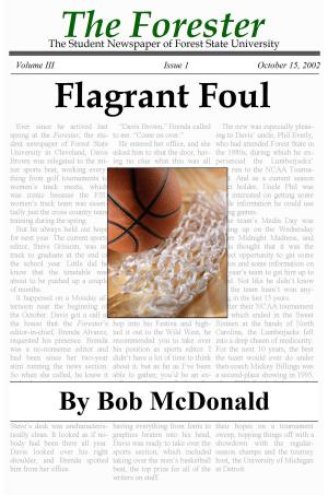 Book cover of Flagrant Foul
