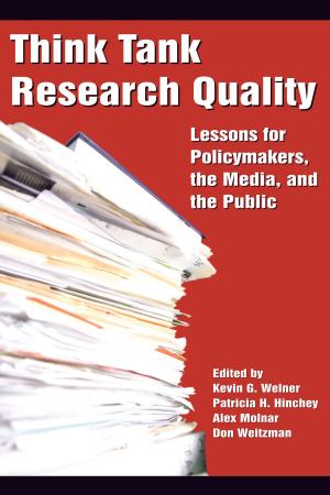 Cover of the book Think Tank Research Quality by 
