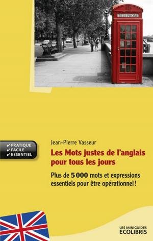 Cover of the book Les mots justes de l'anglais pour tous les jours by Marie Andersen