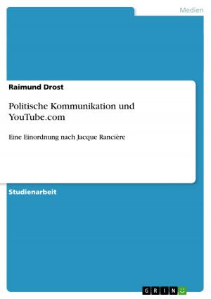 Cover of the book Politische Kommunikation und YouTube.com by Susanne Schmidt