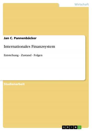 Cover of the book Internationales Finanzsystem by Alexandro Roggio