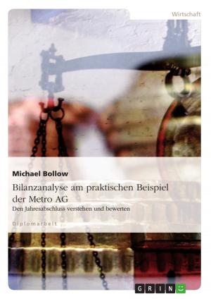 Book cover of Bilanzanalyse am praktischen Beispiel der Metro AG