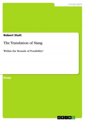 Cover of the book The Translation of Slang by Julia Kühn