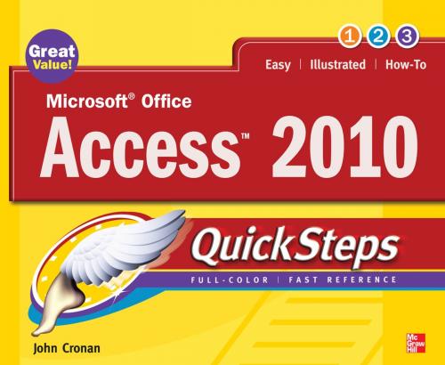 Cover of the book Microsoft Office Access 2010 QuickSteps by John Cronan, McGraw-Hill Education
