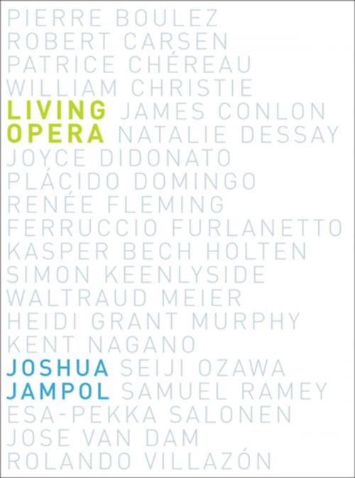 Cover of the book Living Opera by Joshua Jampol, Oxford University Press