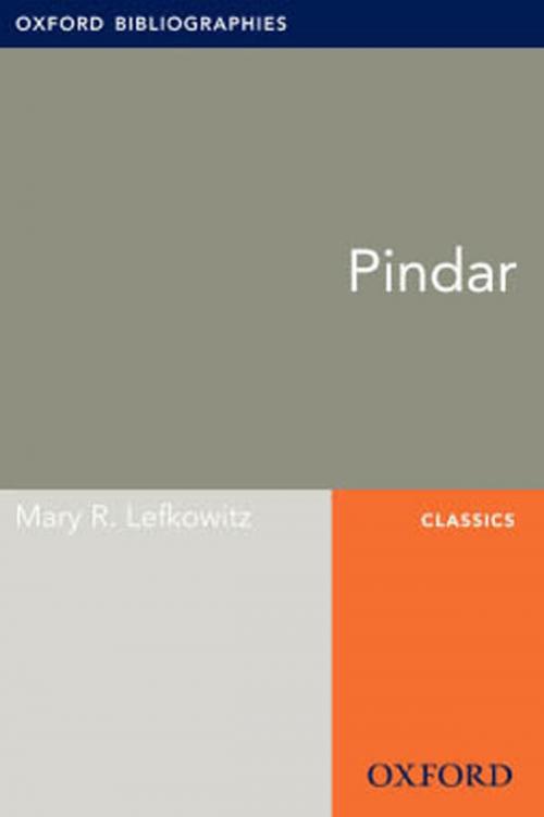 Cover of the book Pindar: Oxford Bibliographies Online Research Guide by Mary R. Lefkowitz, Oxford University Press