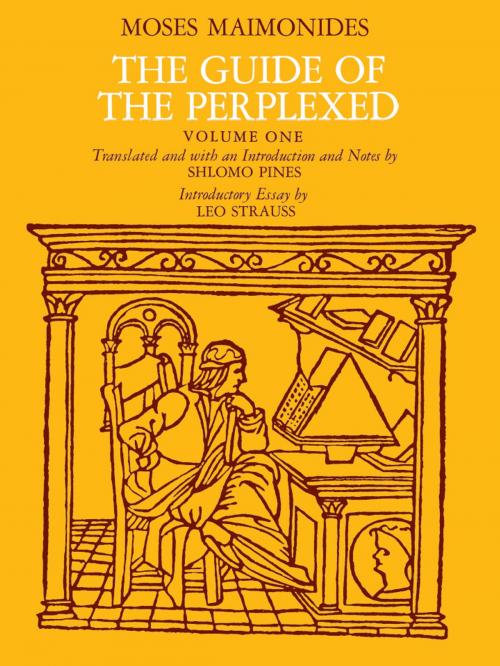 Cover of the book The Guide of the Perplexed, Volume 1 by Moses Maimonides, University of Chicago Press