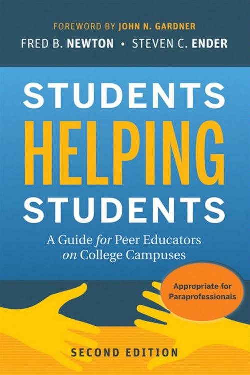 Cover of the book Students Helping Students by Fred B. Newton, Steven C. Ender, Wiley