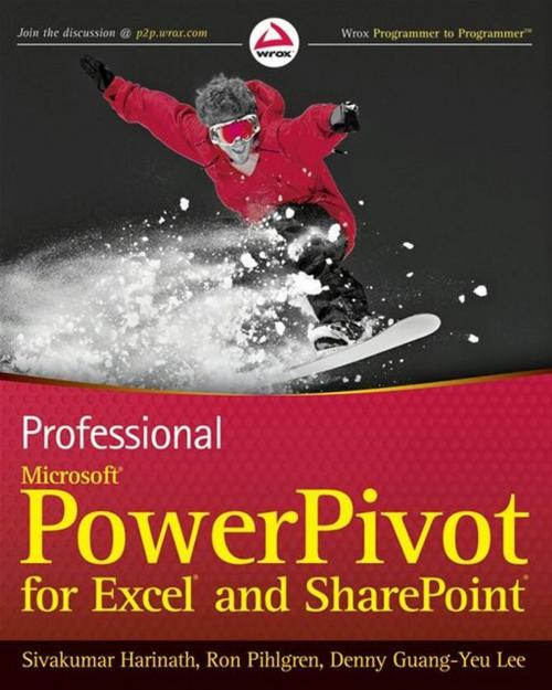 Cover of the book Professional Microsoft PowerPivot for Excel and SharePoint by Sivakumar Harinath, Ron Pihlgren, Denny Guang-Yeu Lee, Wiley
