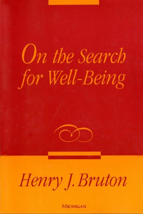 Cover of the book On the Search for Well-Being by Henry J. Bruton, University of Michigan Press