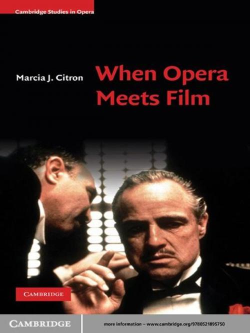 Cover of the book When Opera Meets Film by Marcia J. Citron, Cambridge University Press