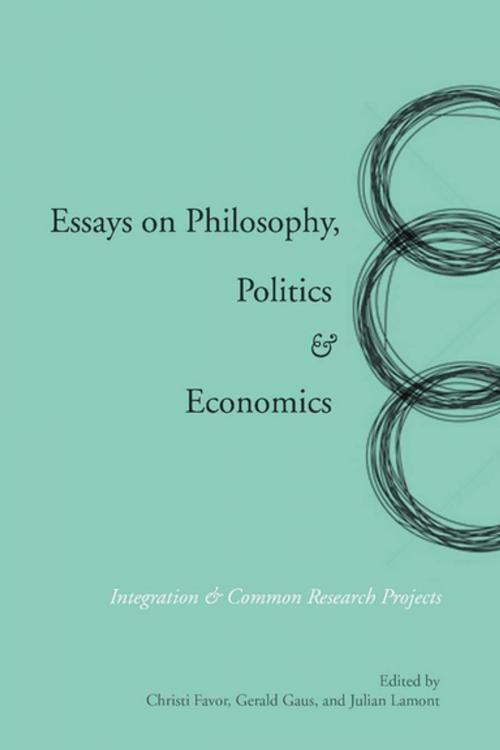 Cover of the book Essays on Philosophy, Politics & Economics by , Stanford University Press